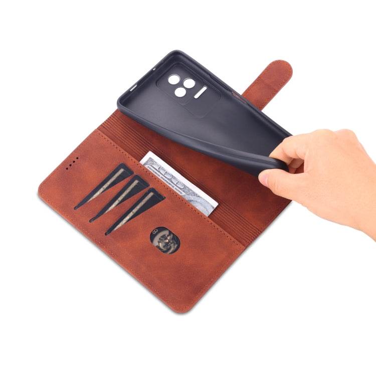 For Xiaomi Redmi K50 / K50 Pro AZNS Skin Feel Calf Texture Flip Leather Phone Case