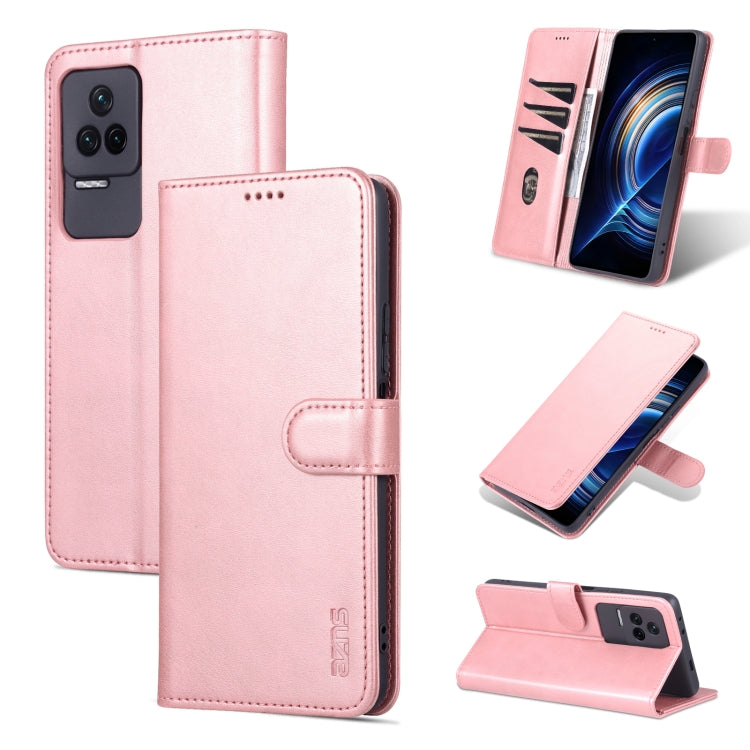 For Xiaomi Redmi K50 / K50 Pro AZNS Skin Feel Calf Texture Flip Leather Phone Case