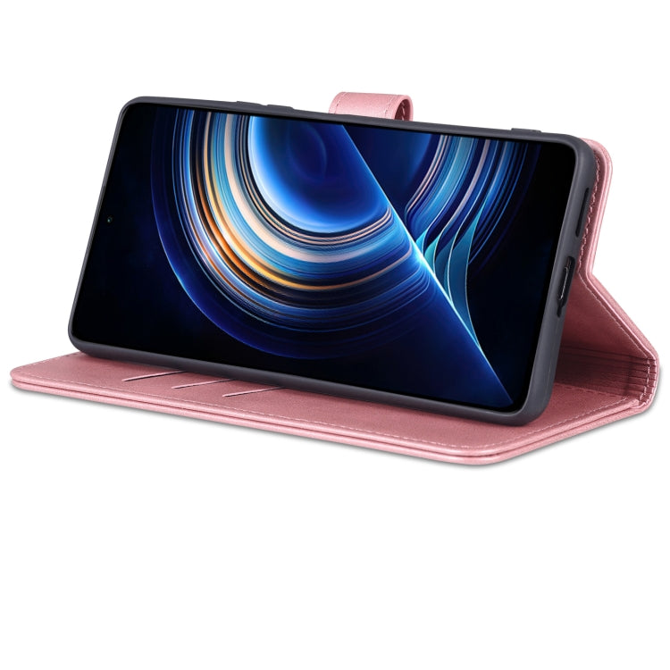 For Xiaomi Redmi K50 / K50 Pro AZNS Skin Feel Calf Texture Flip Leather Phone Case