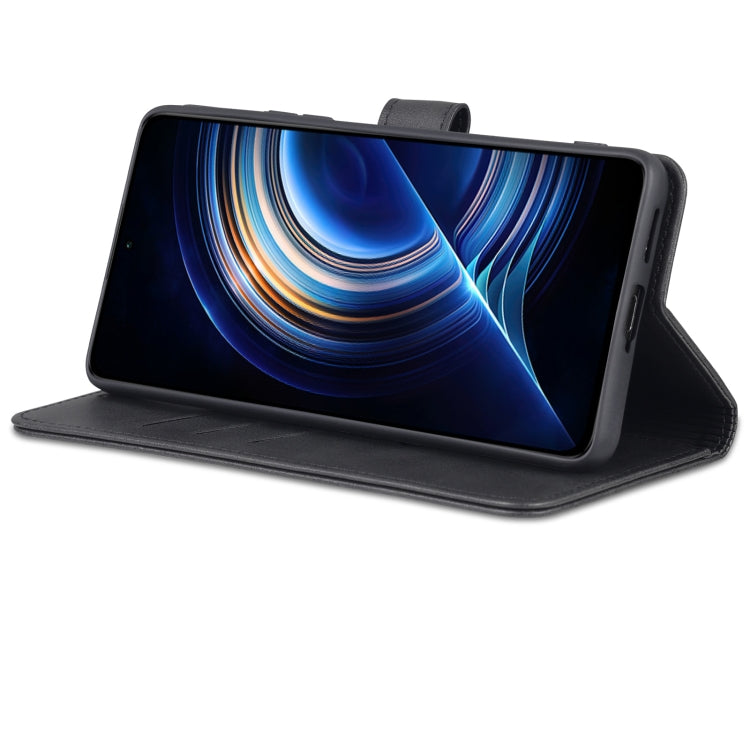 For Xiaomi Redmi K50 / K50 Pro AZNS Skin Feel Calf Texture Flip Leather Phone Case