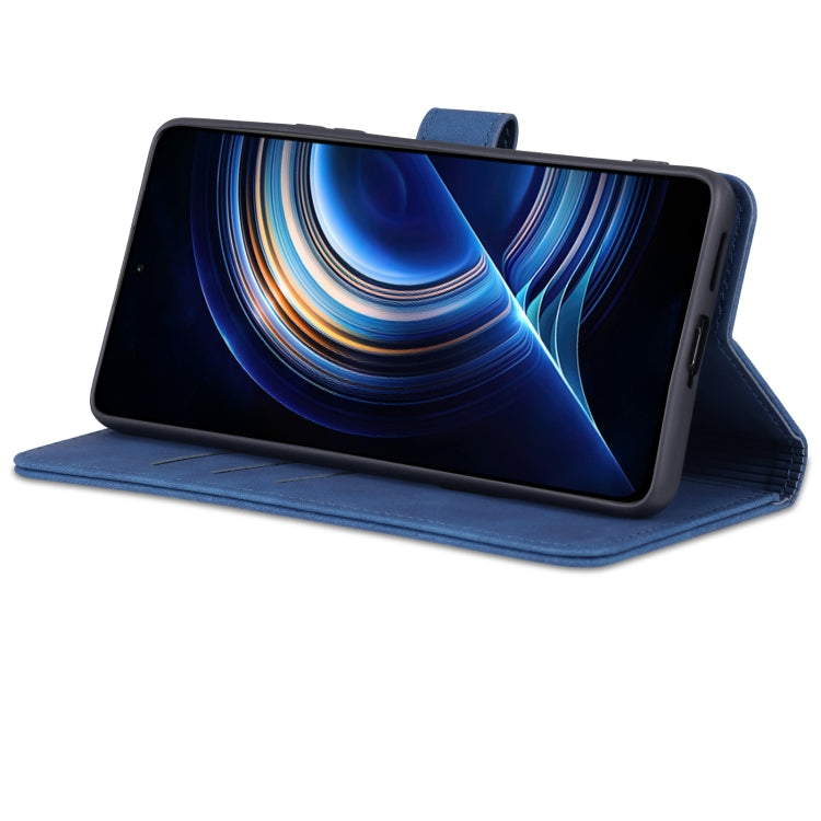 For Xiaomi Redmi K50 / K50 Pro AZNS Skin Feel Calf Texture Flip Leather Phone Case