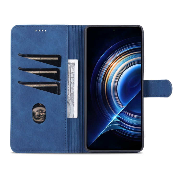 For Xiaomi Redmi K50 / K50 Pro AZNS Skin Feel Calf Texture Flip Leather Phone Case