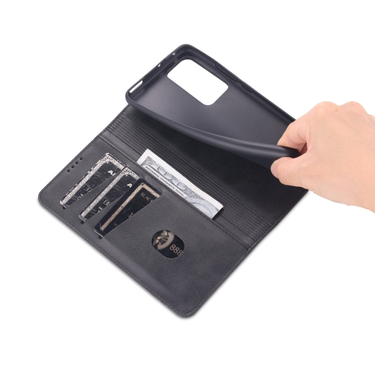 For Xiaomi 12 / 12X AZNS Magnetic Calf Texture Flip Leather Phone Case