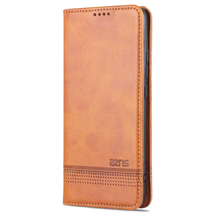 For Xiaomi 12 / 12X AZNS Magnetic Calf Texture Flip Leather Phone Case