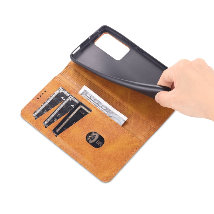 For Xiaomi 12 / 12X AZNS Magnetic Calf Texture Flip Leather Phone Case