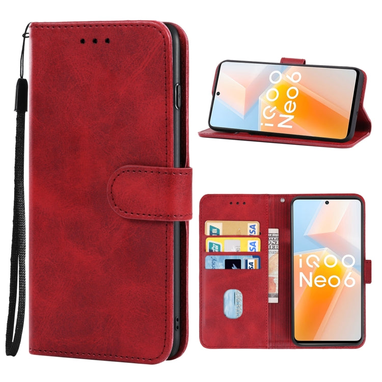 For vivo iQOO Neo6 Leather Phone Case