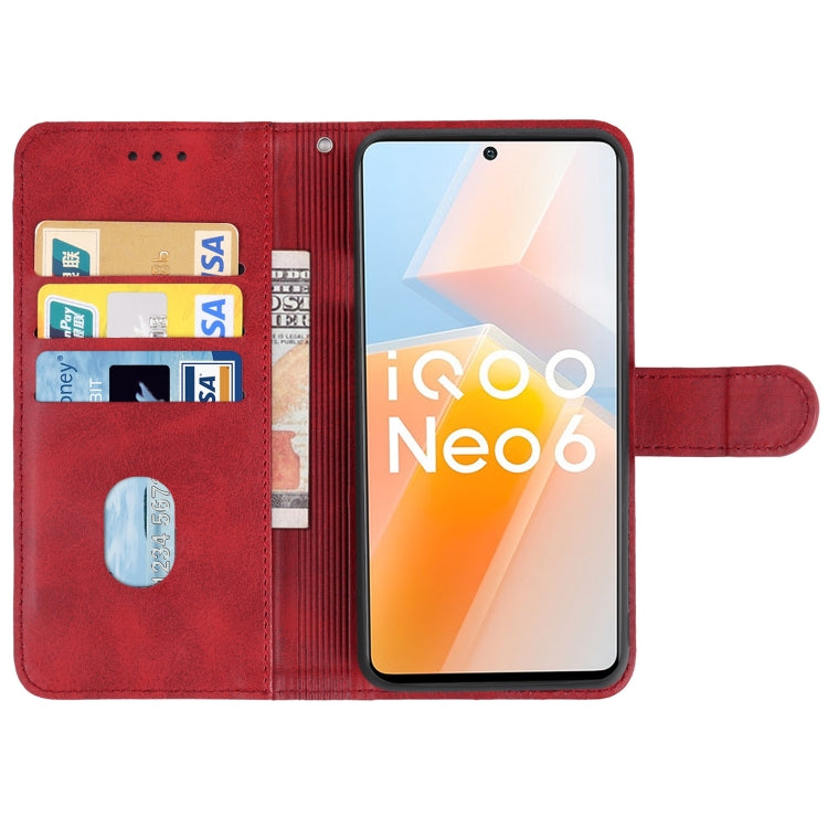 For vivo iQOO Neo6 Leather Phone Case