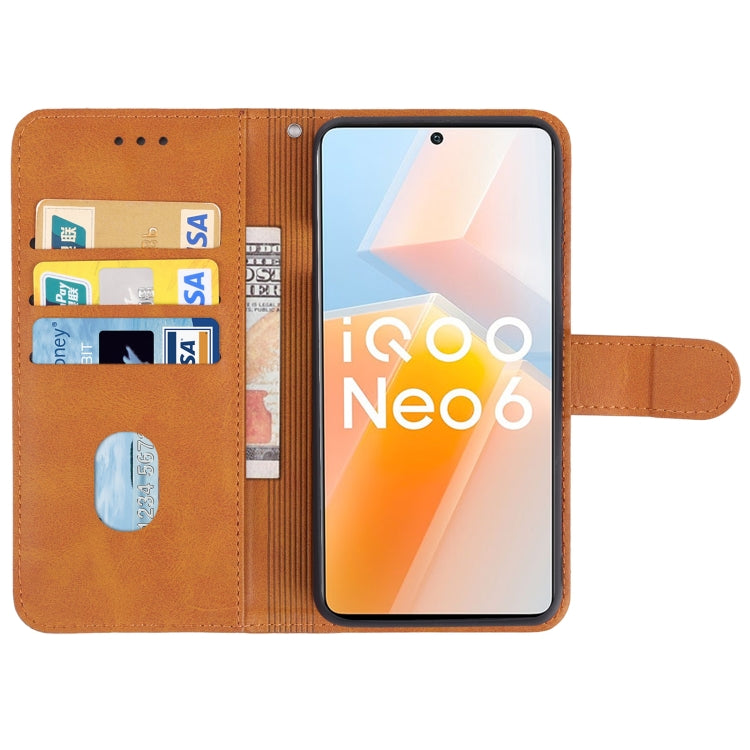 For vivo iQOO Neo6 Leather Phone Case