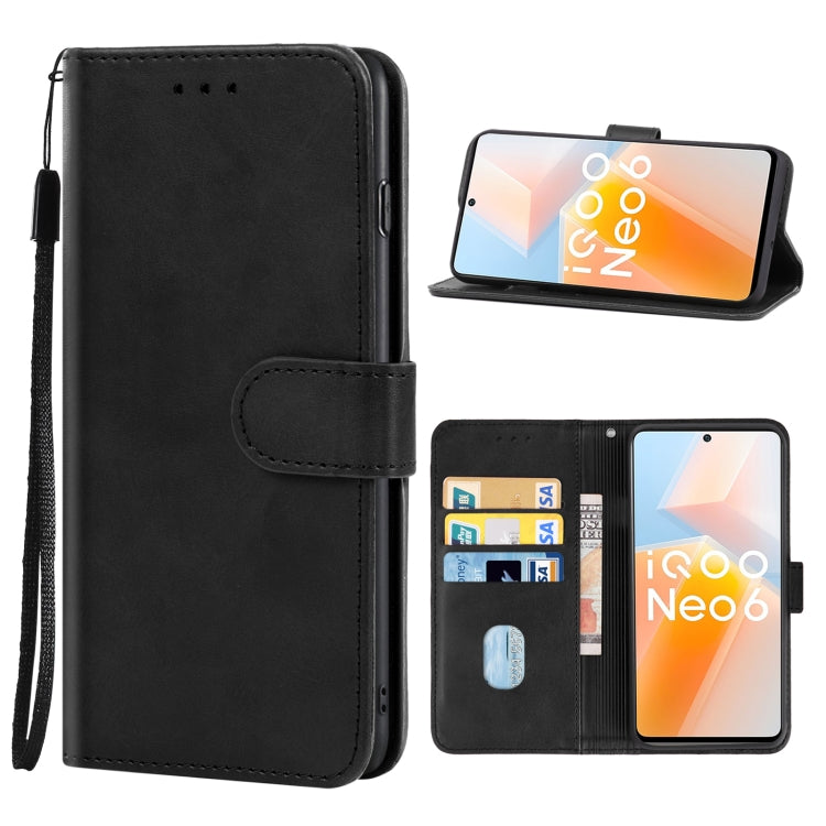 For vivo iQOO Neo6 Leather Phone Case
