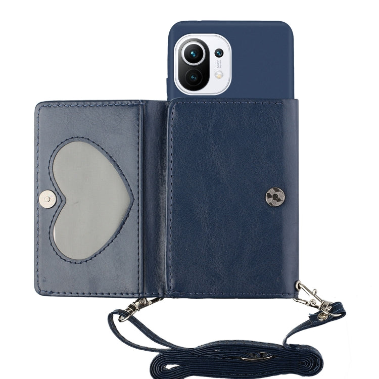 For Xiaomi Mi 11 Crossbody Lanyard Wallet Card Bag Phone Case