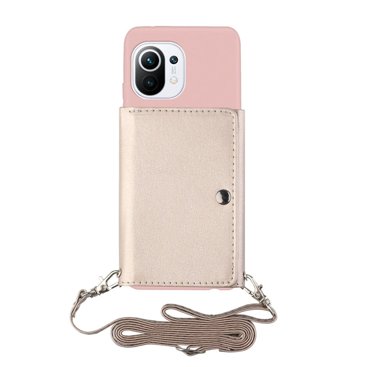 For Xiaomi Mi 11 Crossbody Lanyard Wallet Card Bag Phone Case