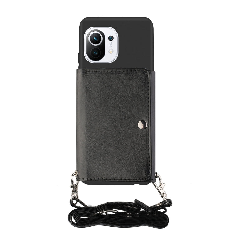 For Xiaomi Mi 11 Crossbody Lanyard Wallet Card Bag Phone Case