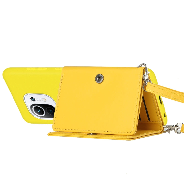 For Xiaomi Mi 11 Crossbody Lanyard Wallet Card Bag Phone Case