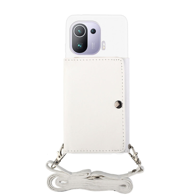 For Xiaomi Mi 11 Pro Crossbody Lanyard Wallet Card Bag Phone Case
