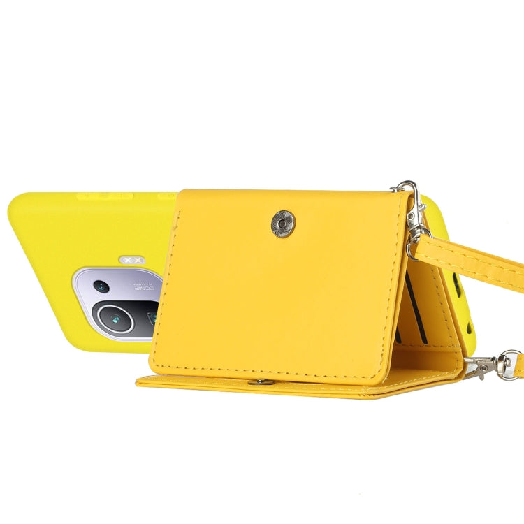 For Xiaomi Mi 11 Pro Crossbody Lanyard Wallet Card Bag Phone Case