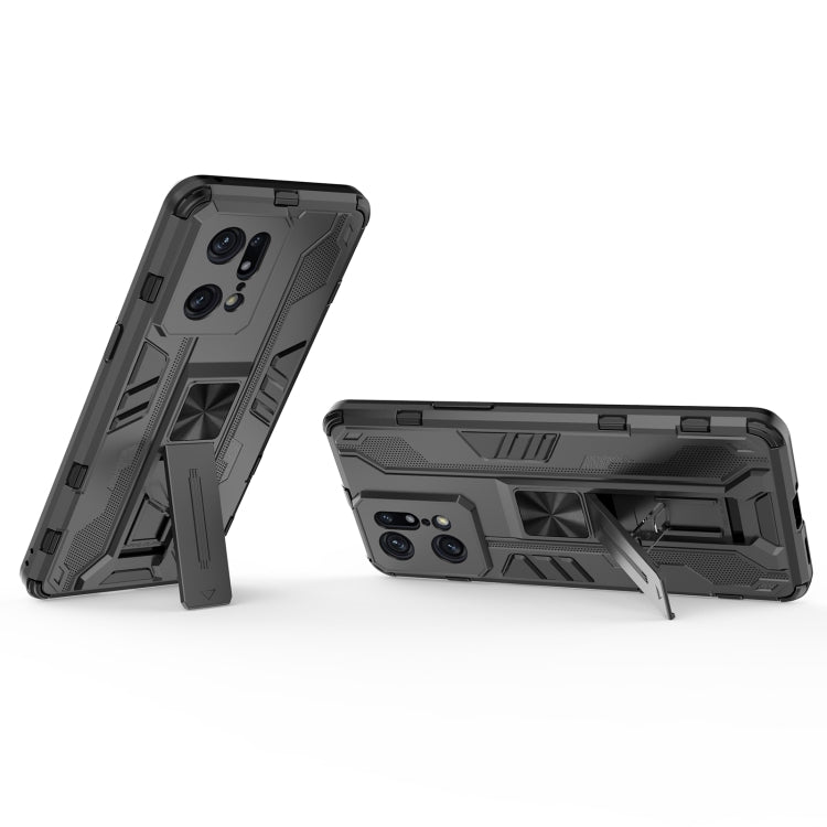 For OPPO Find X5 Pro Supersonic PC + TPU Shock-proof Protective Phone Case with Holder