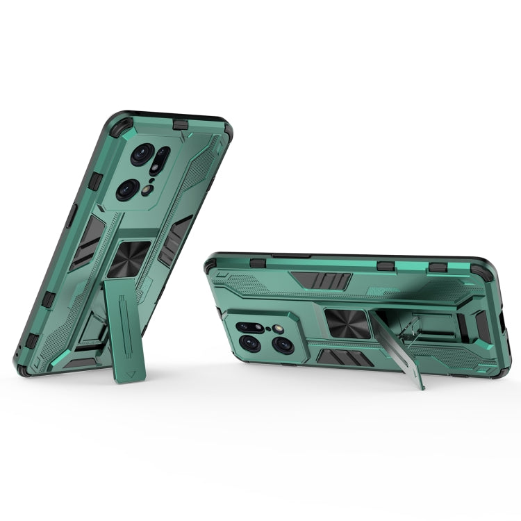 For OPPO Find X5 Pro Supersonic PC + TPU Shock-proof Protective Phone Case with Holder