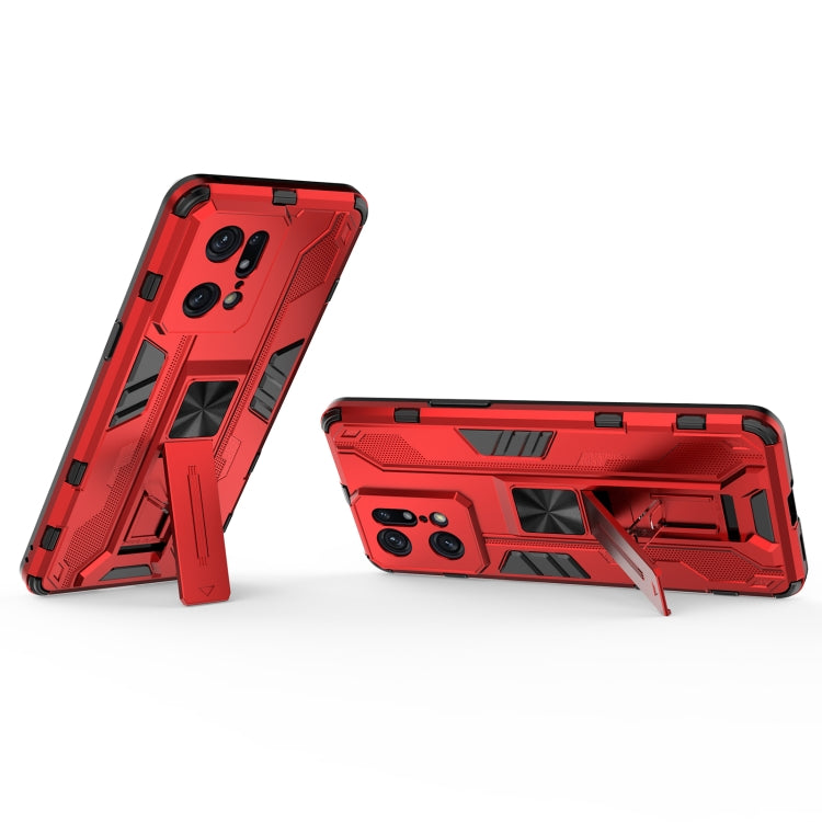 For OPPO Find X5 Pro Supersonic PC + TPU Shock-proof Protective Phone Case with Holder