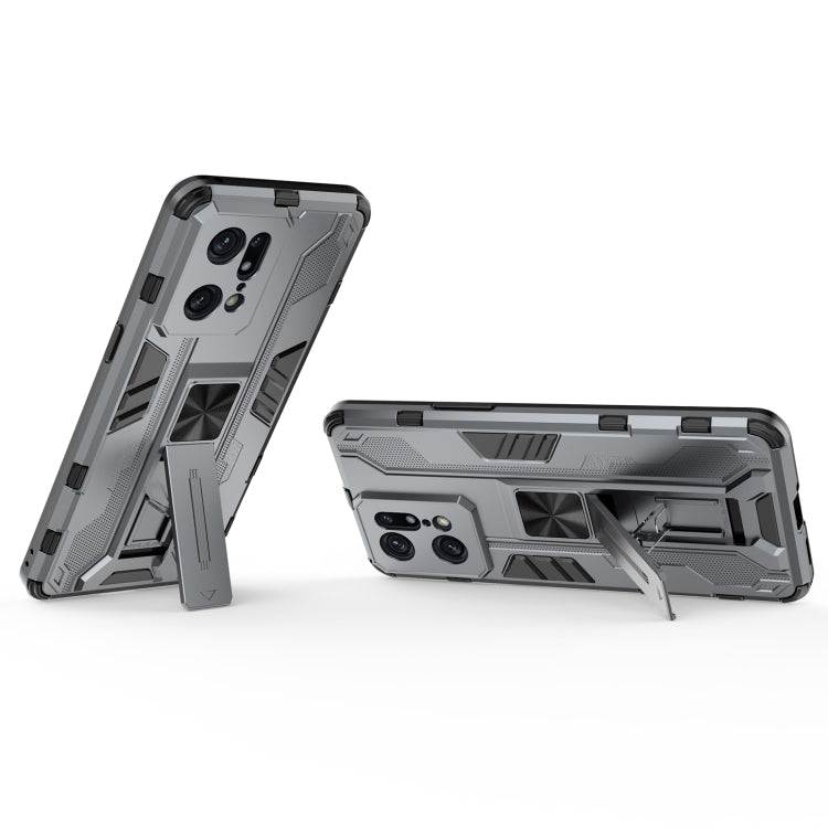 For OPPO Find X5 Pro Supersonic PC + TPU Shock-proof Protective Phone Case with Holder