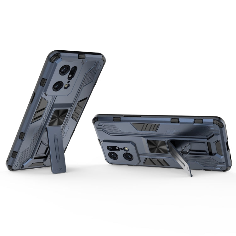 For OPPO Find X5 Pro Supersonic PC + TPU Shock-proof Protective Phone Case with Holder