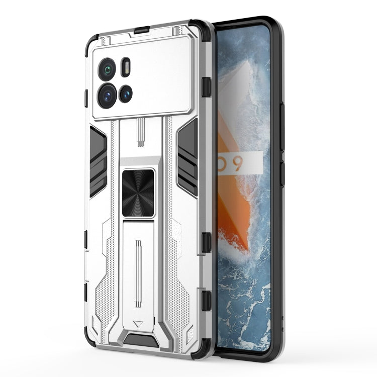For vivo iQOO 9 Supersonic PC + TPU Shock-proof Protective Phone Case with Holder