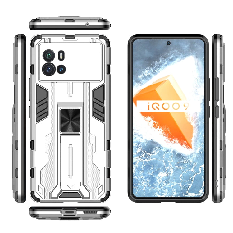 For vivo iQOO 9 Supersonic PC + TPU Shock-proof Protective Phone Case with Holder