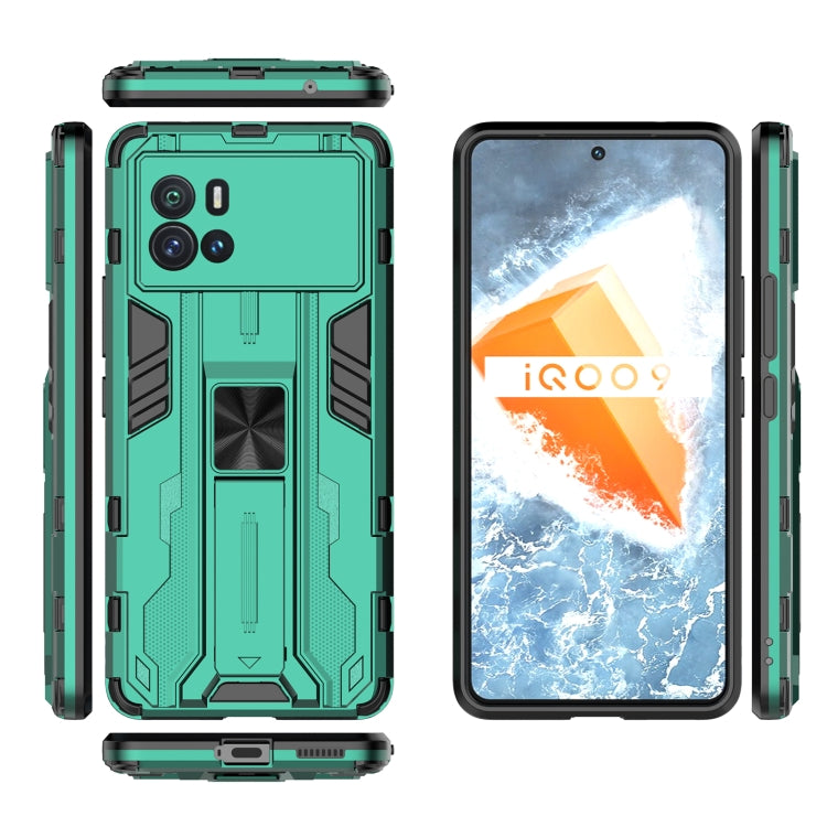 For vivo iQOO 9 Supersonic PC + TPU Shock-proof Protective Phone Case with Holder