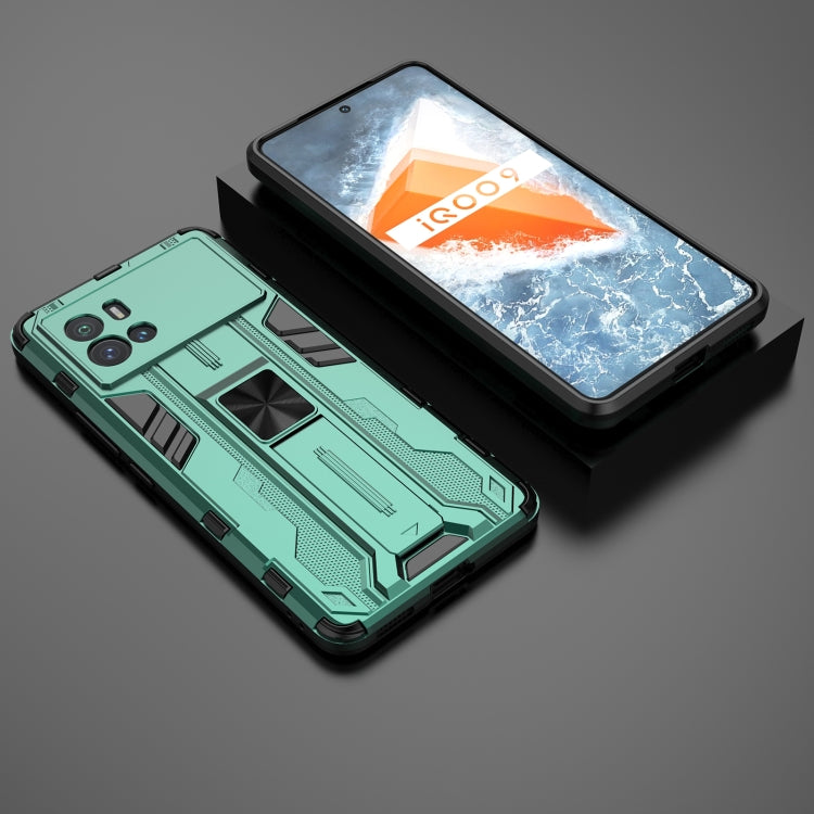 For vivo iQOO 9 Supersonic PC + TPU Shock-proof Protective Phone Case with Holder