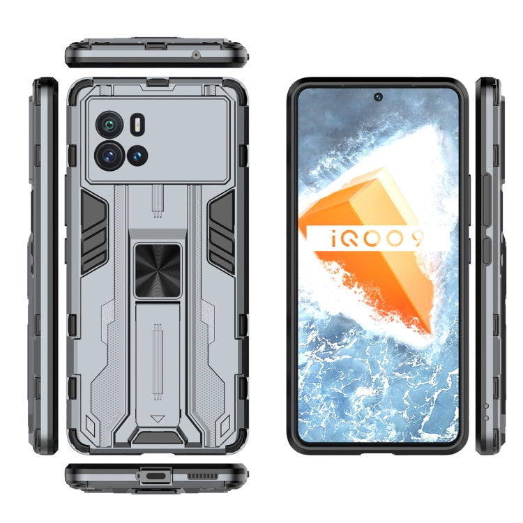 For vivo iQOO 9 Supersonic PC + TPU Shock-proof Protective Phone Case with Holder