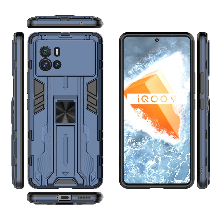 For vivo iQOO 9 Supersonic PC + TPU Shock-proof Protective Phone Case with Holder