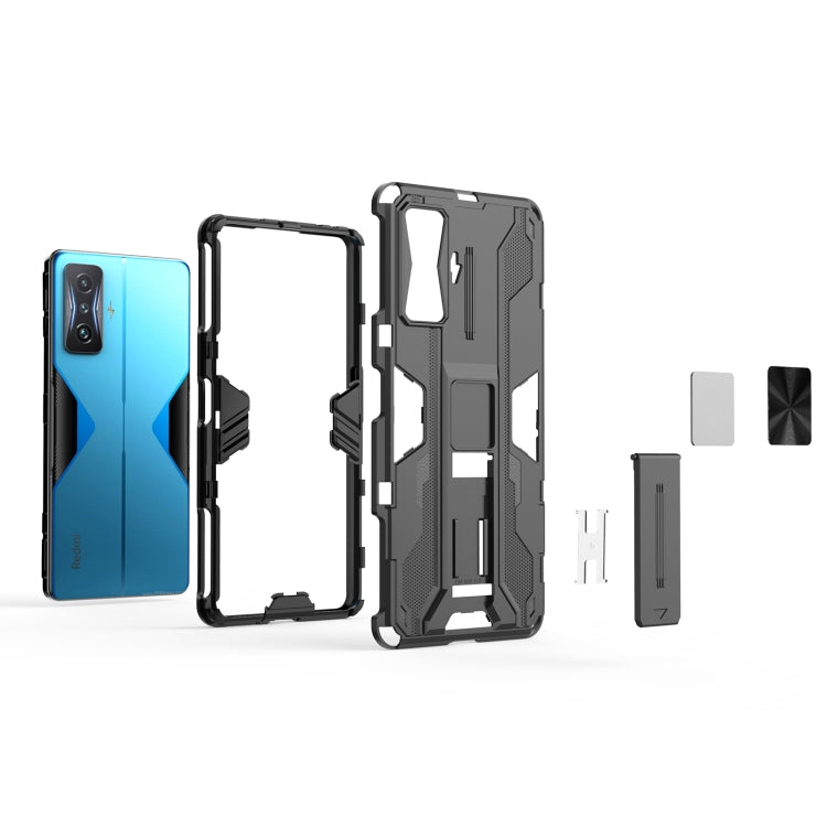 For Xiaomi Redmi K50 Gaming Supersonic PC + TPU Shock-proof Protective Phone Case with Holder