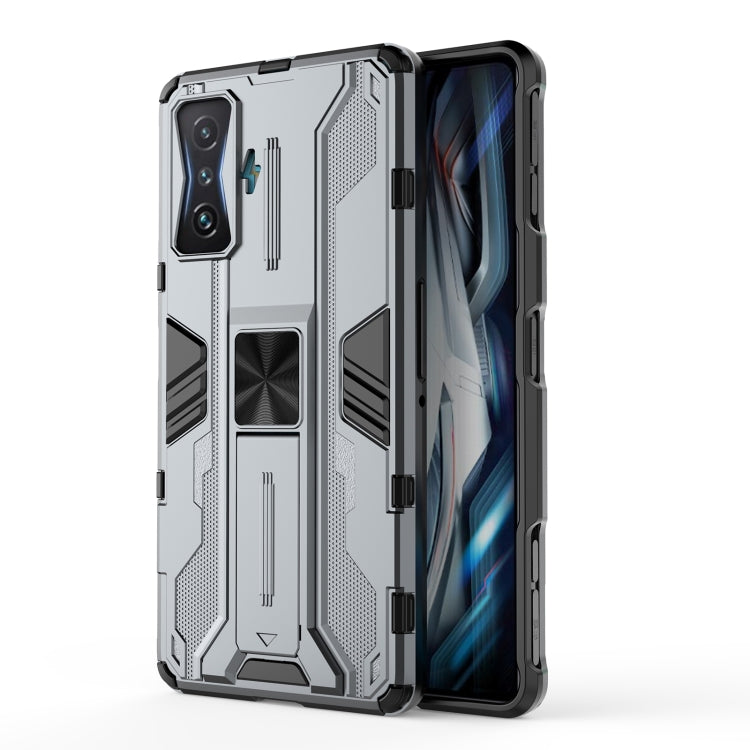 For Xiaomi Redmi K50 Gaming Supersonic PC + TPU Shock-proof Protective Phone Case with Holder