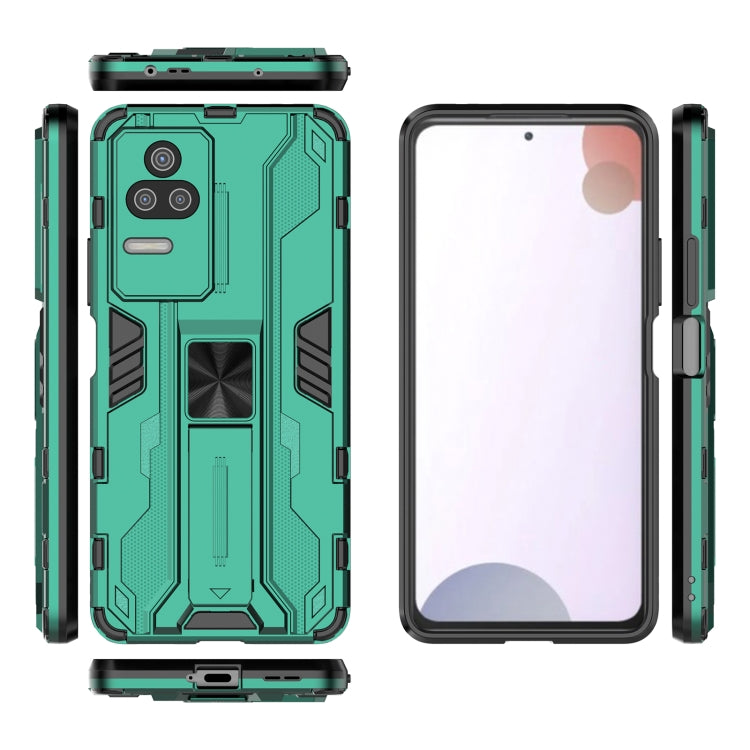 For Xiaomi Redmi K50 Supersonic PC + TPU Shock-proof Protective Phone Case with Holder