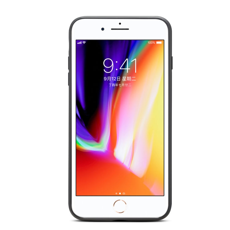 For iPhone 7 Plus / 8 Plus Denior V7 Luxury Car Cowhide Leather Ultrathin Protective Case