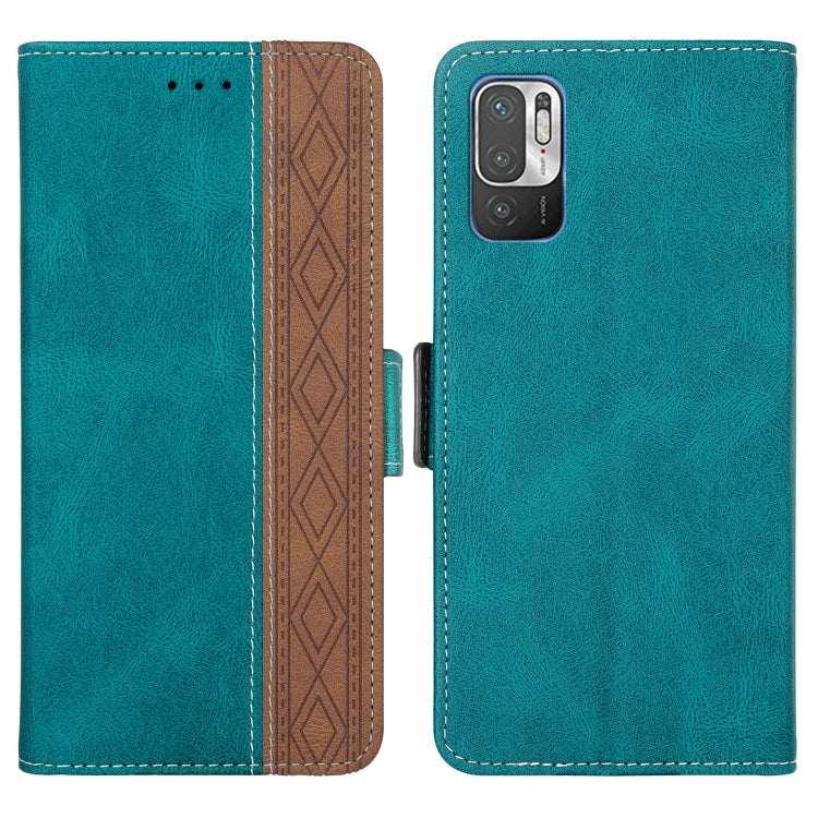 For Xiaomi Redmi Note 10 JP Version Stitching Side-Magnetic RFID Leather Phone Case