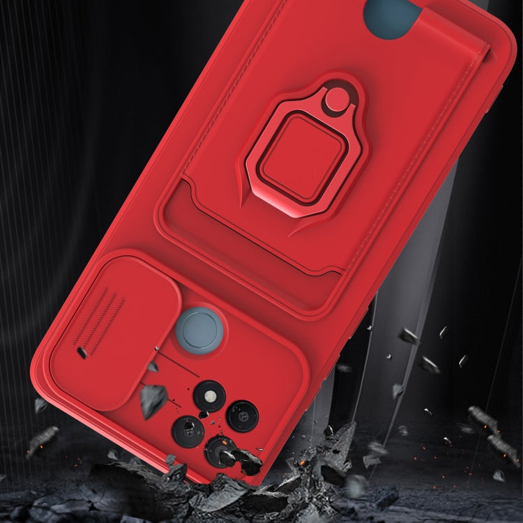 For OPPO A15 / A15s Sliding Camera Cover Design TPU Phone Case