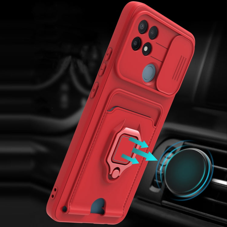 For OPPO A15 / A15s Sliding Camera Cover Design TPU Phone Case