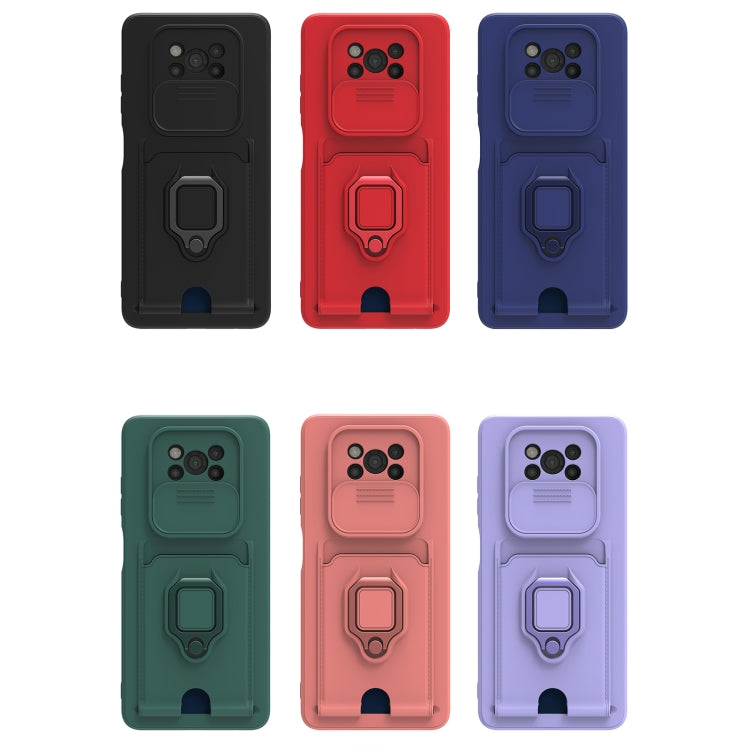 For Xiaomi Poco X3 NFC Sliding Camera Cover Design TPU Phone Case