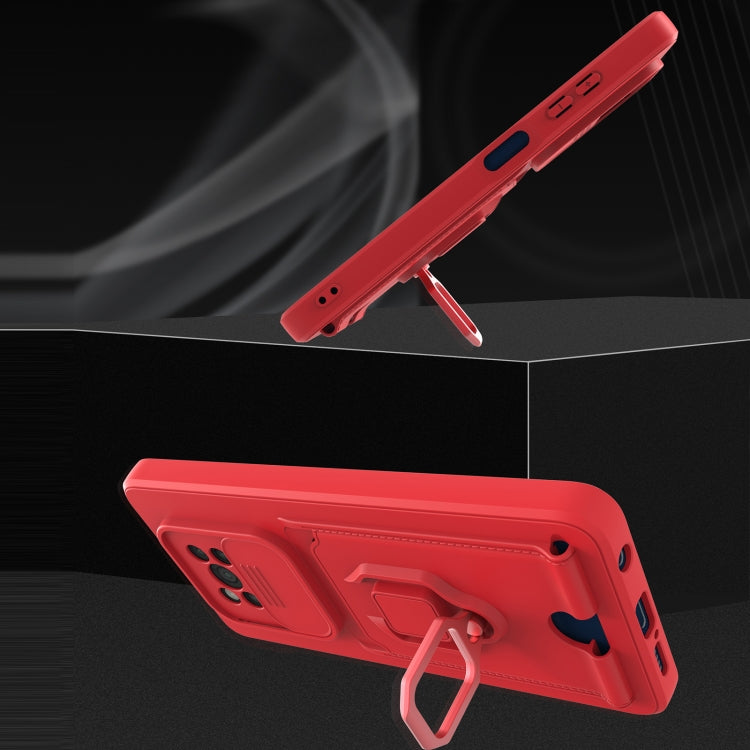 For Xiaomi Poco X3 NFC Sliding Camera Cover Design TPU Phone Case