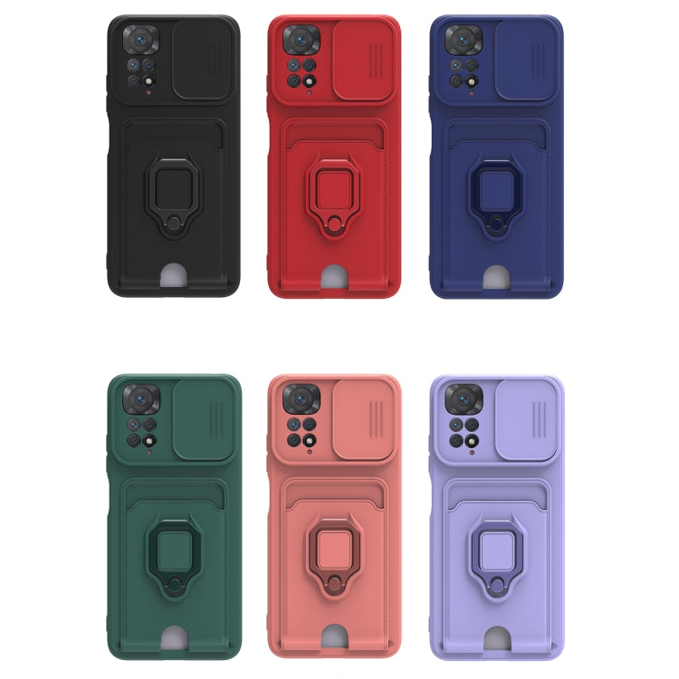 For Xiaomi Redmi Note 11S Global Sliding Camera Cover Design TPU Phone Case
