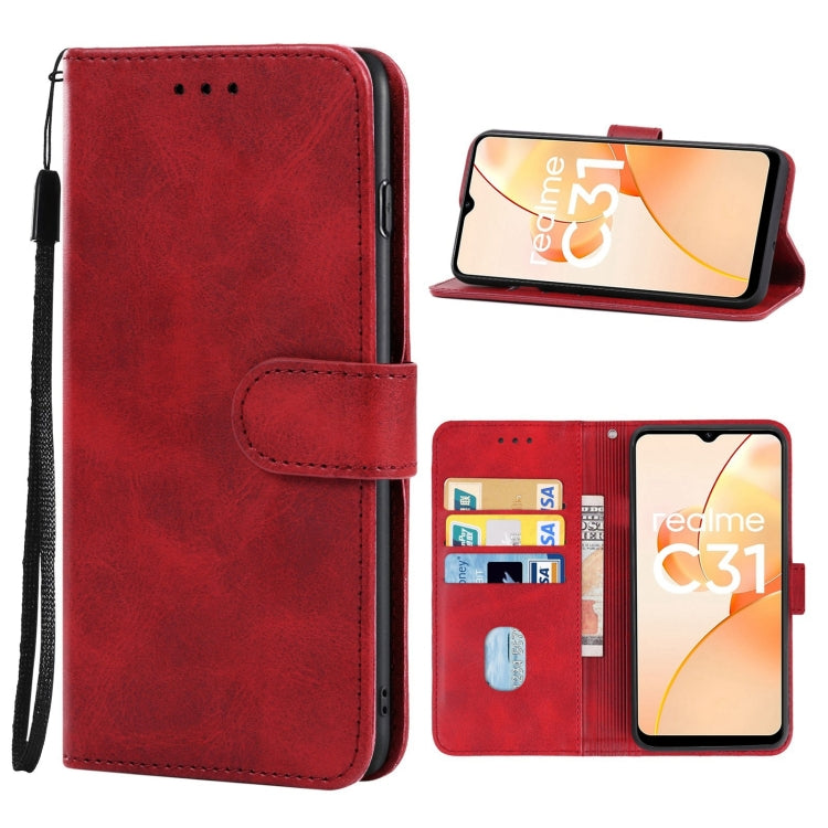 Leather Phone Case For OPPO Realme C31