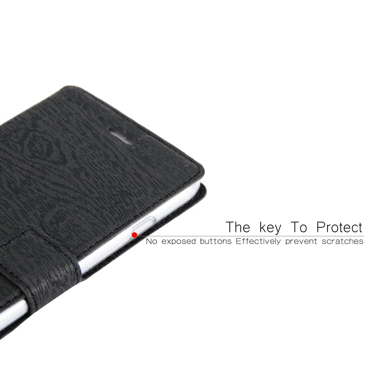 For iPhone 6s & 6 Ultra-thin Tree Texture Horizontal Flip TPU + PU Leather Case, with Card Slots & Holder & Lanyard