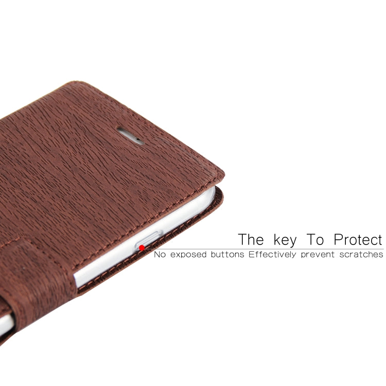 For iPhone 8 Plus & 7 Plus Ultra-thin Tree Texture Horizontal Flip TPU + PU Leather Case, with Card Slots & Holder & Lanyard