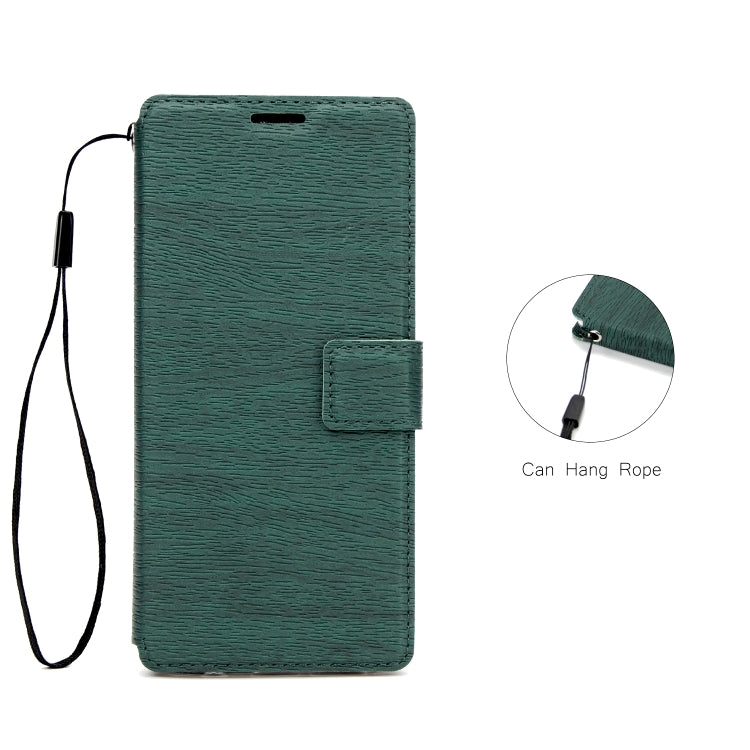 For iPhone 11 Ultra-thin Tree Texture Horizontal Flip TPU + PU Leather Case, with Card Slots & Holder & Lanyard