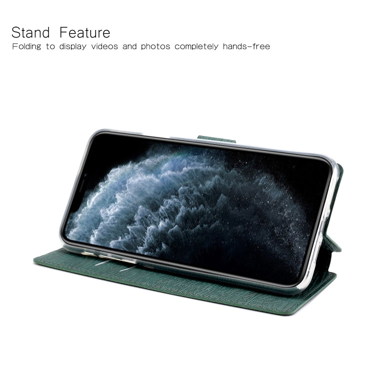 For iPhone 11 Pro Ultra-thin Tree Texture Horizontal Flip TPU + PU Leather Case, with Card Slots & Holder & Lanyard