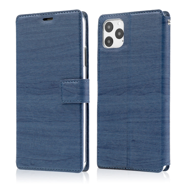 For iPhone 11 Pro Ultra-thin Tree Texture Horizontal Flip TPU + PU Leather Case, with Card Slots & Holder & Lanyard