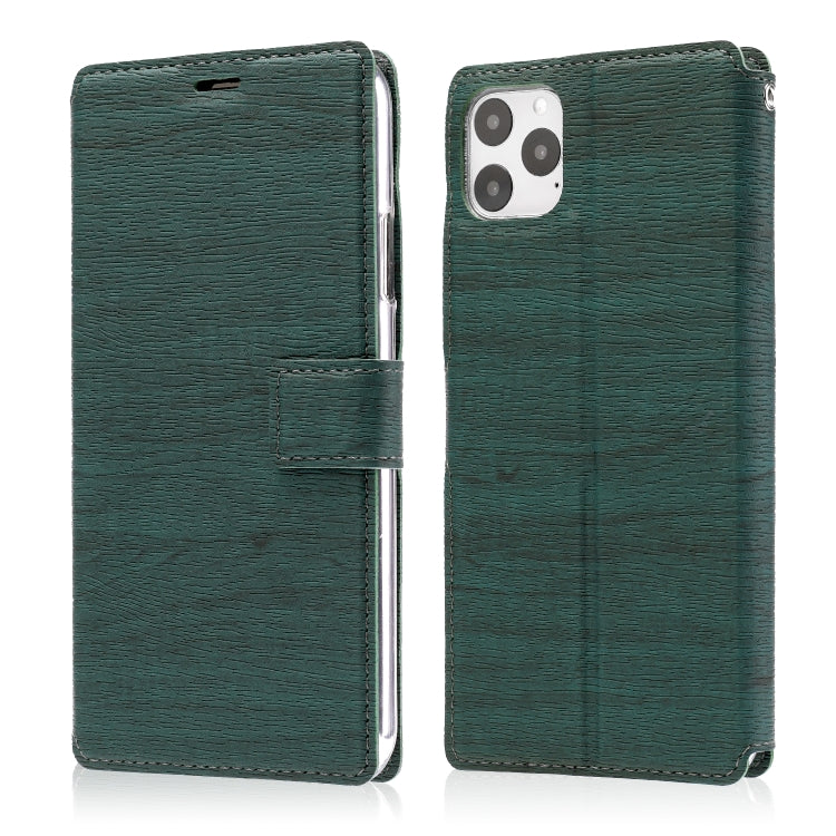 For iPhone 11 Pro Max Ultra-thin Tree Texture Horizontal Flip TPU + PU Leather Case, with Card Slots & Holder & Lanyard