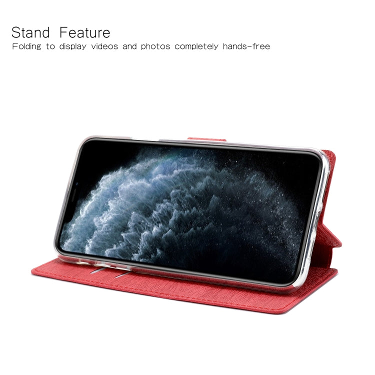 For iPhone 11 Pro Max Ultra-thin Tree Texture Horizontal Flip TPU + PU Leather Case, with Card Slots & Holder & Lanyard