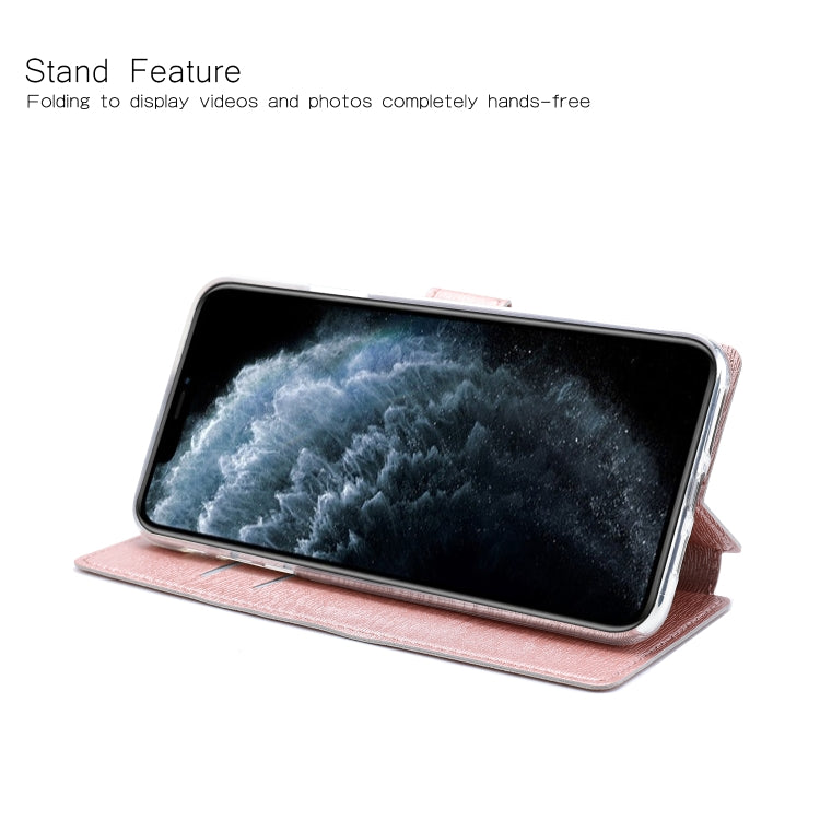 For iPhone 11 Pro Max Ultra-thin Tree Texture Horizontal Flip TPU + PU Leather Case, with Card Slots & Holder & Lanyard