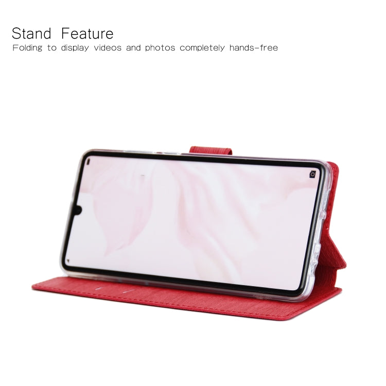 For Xiaomi Mi 9 Ultra-thin Tree Texture Horizontal Flip TPU + PU Leather Case, with Card Slots & Holder & Lanyard